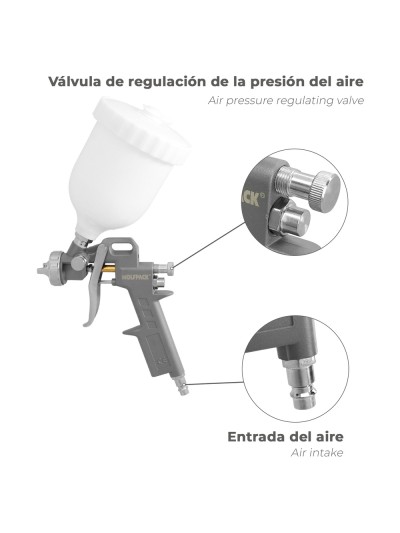 Kit Accesorios Para Compresor Aire Comprimido 5 Piezas Con Click Rapido