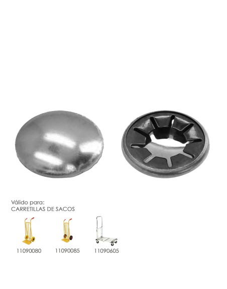 Tapon Recambio Rueda Carretilla Sacos (2 Unidades)