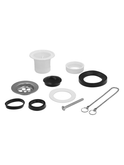Válvula Lavabo / Bide Con Tapa  y Cadena 1 1/2" Salida Ø 40 Mm