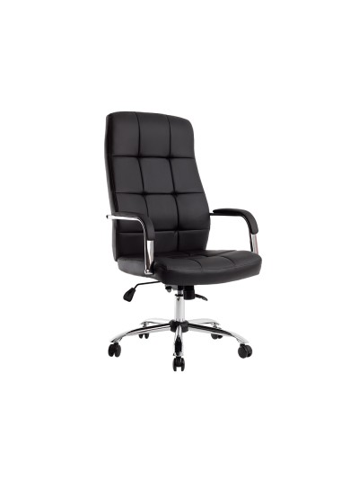 Silla q-connect direccion piav e simil piel base metalica alt max 1250 anc 610 prof 700 mm ruedas premium color negro