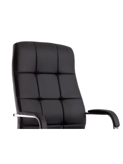 Silla q-connect direccion piav e simil piel base metalica alt max 1250 anc 610 prof 700 mm ruedas premium color negro