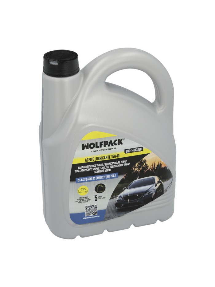 Aceite Lubricante 15w40 Turismos 5 Litros. Aceite Para Motores Diesel y Gasolina