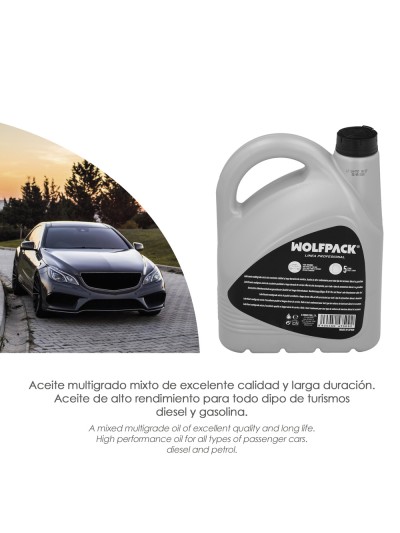 Aceite Lubricante 15w40 Turismos 5 Litros. Aceite Para Motores Diesel y Gasolina