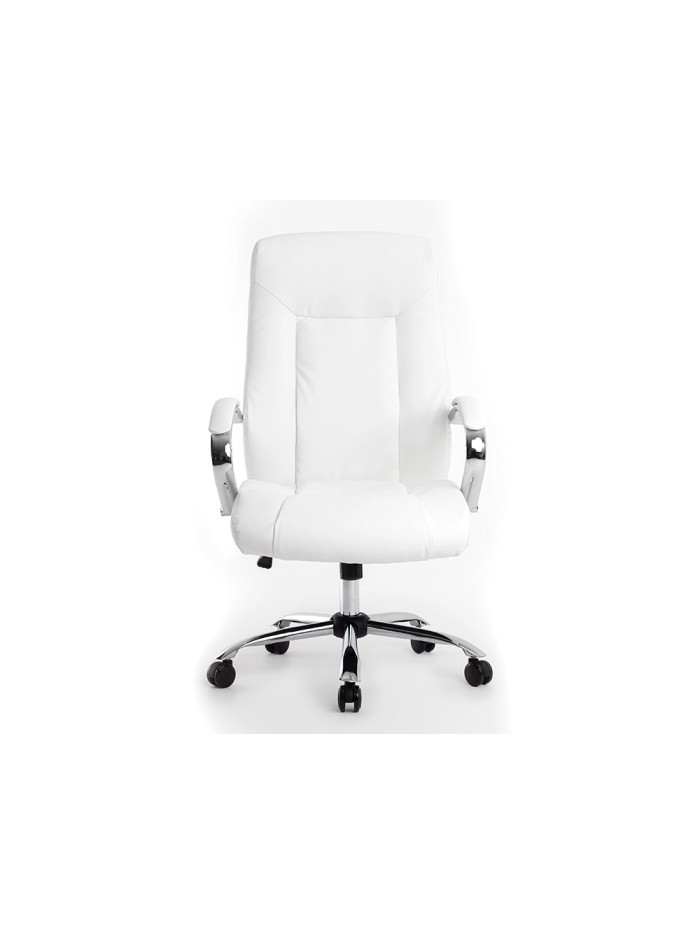 Silla q-connect direccion vero na simil piel base metalica alt max 1210 anc 650 prof 730 mm ruedas premium color blanco Silla q-connect direccion vero na simil piel base metalica alt max 1210 anc 650 prof 730 mm ruedas premium color blanco