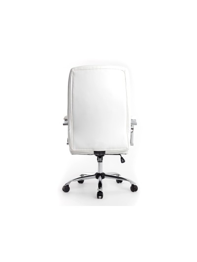 Silla q-connect direccion vero na simil piel base metalica alt max 1210 anc 650 prof 730 mm ruedas premium color blanco