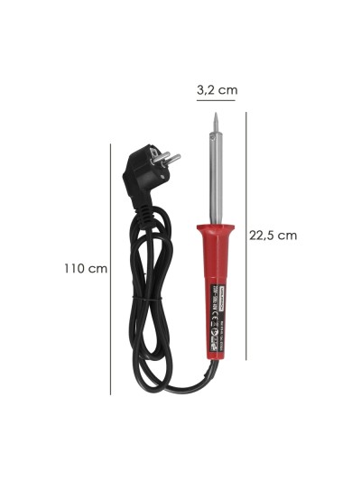 Soldador Wolfpack 40 Watt Punta Recta