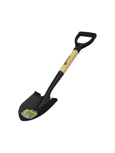 Pala Pequeña Mango Madera Punta Mango Anilla 75 cm. minipala, Pala Jardineria,transplantes, Camping, Montañismo, Acampada