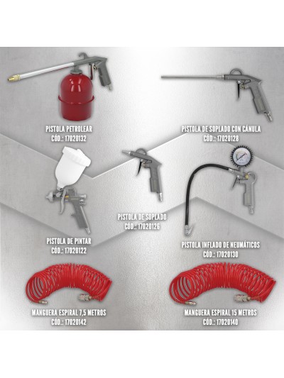 Pistola Para Inflado De Neumáticos Con Manometro, Inflador de Neumaticos, Pistola Aire Comprimido Neumaticos, Pistola Compresor
