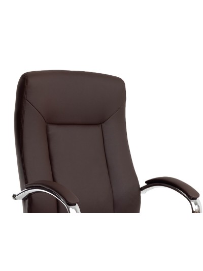 Silla q-connect direccion vero na simil piel base metalica alt max 1210 anc 650 prof 730 mm ruedas premium color marron