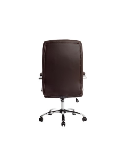 Silla q-connect direccion vero na simil piel base metalica alt max 1210 anc 650 prof 730 mm ruedas premium color marron