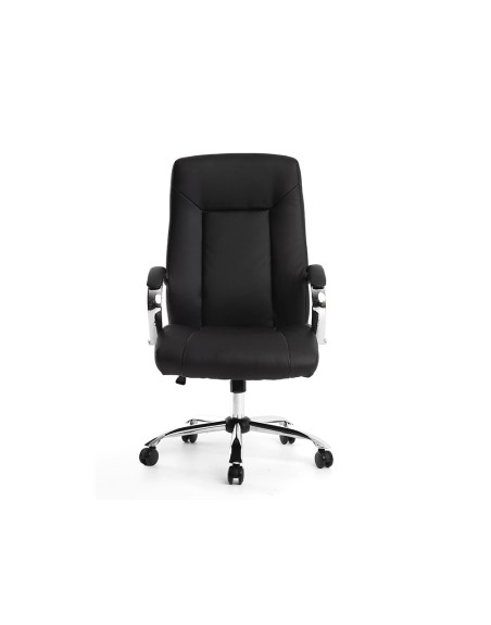 Silla q-connect direccion vero na simil piel base metalica alt max 1210 anc 650 prof 730 mm ruedas premium color negro