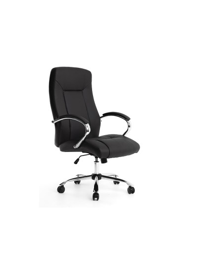Silla q-connect direccion vero na simil piel base metalica alt max 1210 anc 650 prof 730 mm ruedas premium color negro
