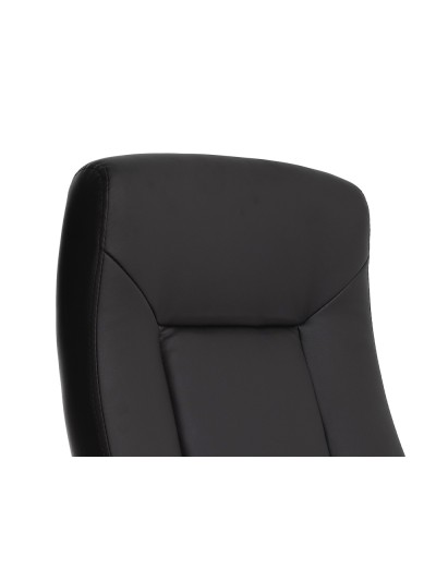 Silla q-connect direccion vero na simil piel base metalica alt max 1210 anc 650 prof 730 mm ruedas premium color negro