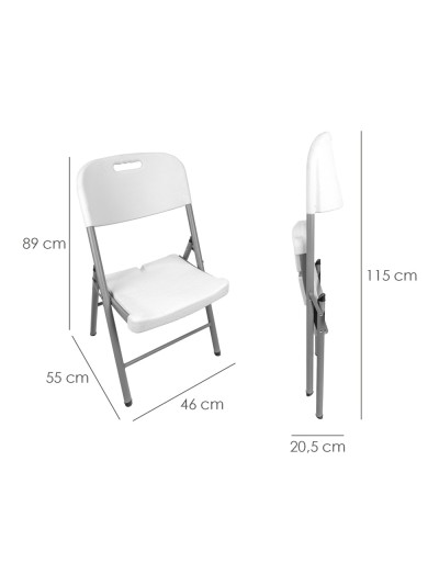 Silla Plegable Con Agarre 88x48x57cm