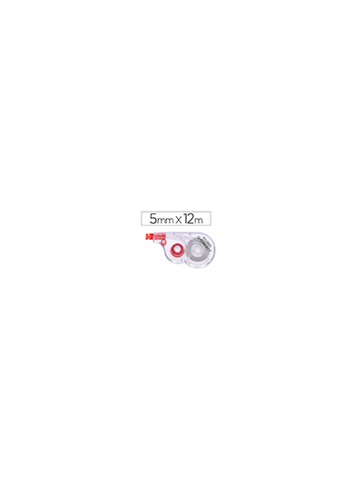 Corrector q-connect cinta blanco 5 mm x 12 mt