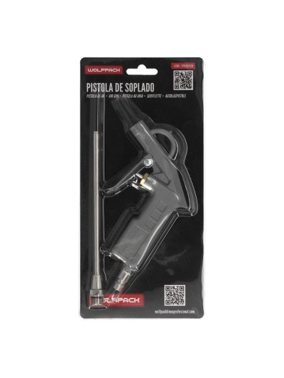 Pistola Soplado Con Canula Adaptador Rapido
