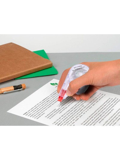Corrector q-connect cinta blanco 5 mm x 12 mt