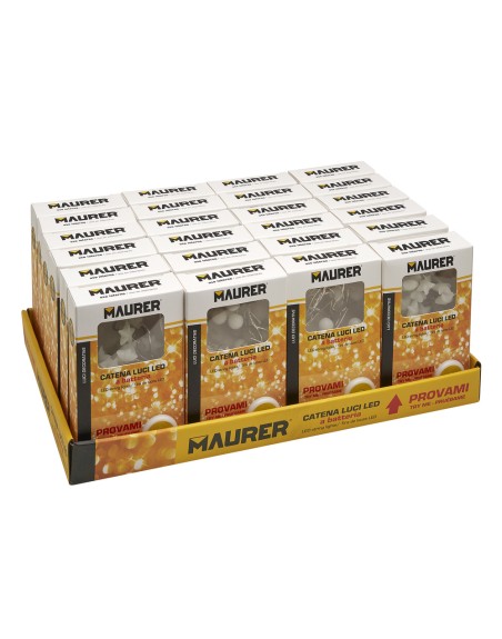Mini Guirnalda Jardin 20 Leds Multicolor Surtido A Pilas