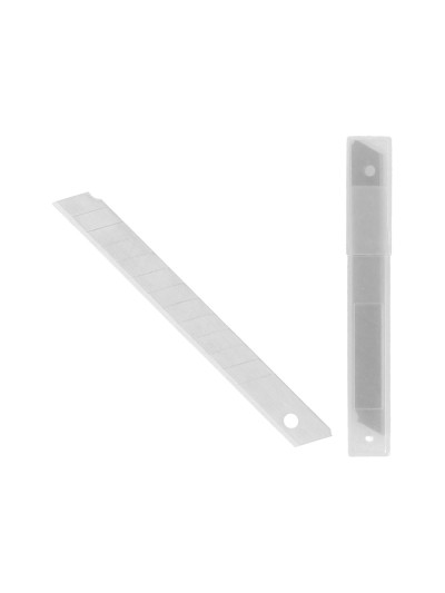 Hoja Cutter 9 mm. (Estuche 10 Piezas) Acero Sk5