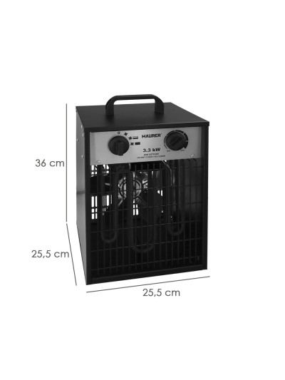 Calefactor Industrial 1650 / 3300 Watt. Cañon Aire Caliente.