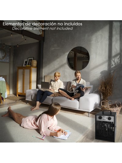 Calefactor Industrial 1650 / 3300 Watt. Cañon Aire Caliente.