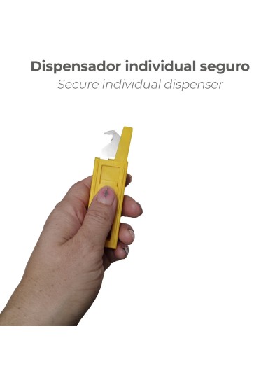 Hoja Cuchillo Gancho (Dispensador de 10 hojas)