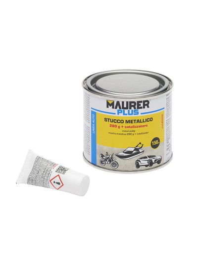 Masilla Reparadora Metales 325 Ml. Con Endurecedor. Masilla Metal, Masilla Reparacion Coches, Masilla Metalica.