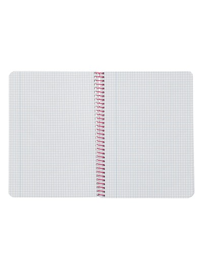 Cuaderno espiral liderpapel din a5 witty tapa dura 80h 90gr cuadro 4mm con margen color turquesa