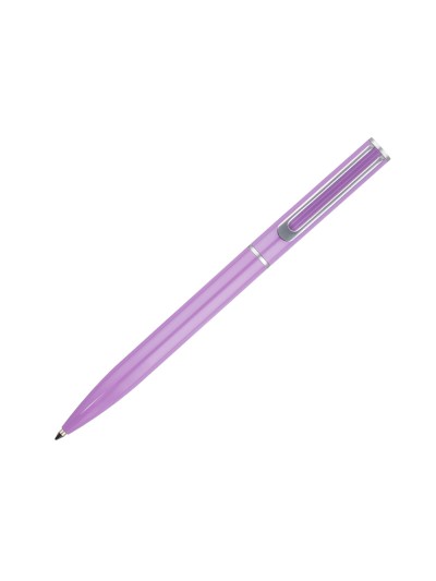 Juego boligrafo y roller belius endless summer aluminio color morado y plateado tinta azul caja de diseño