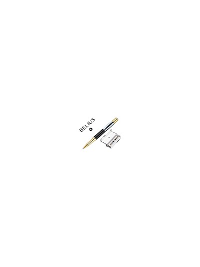 Roller belius dualita cuerpo blanco color negro tinta negra caja de diseño