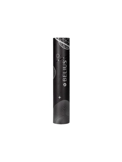 Boligrafo belius rocket b aluminio color minimalista gris tinta azul caja cilindrica