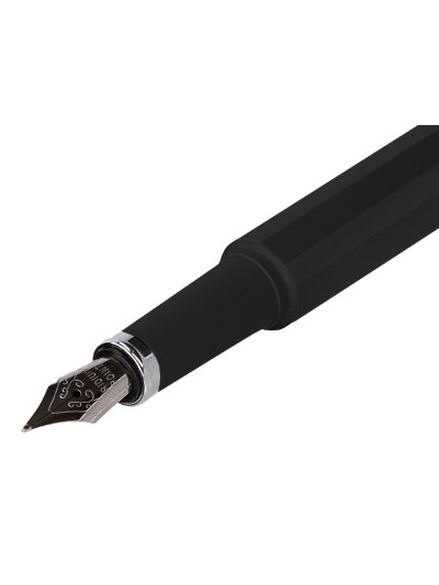 Pluma y funda de similpiel belius space b color minimalista negro tinta azul caja de diseño