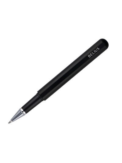 Roller y funda de similpiel belius space b color minimalista negro tinta azul caja de diseño