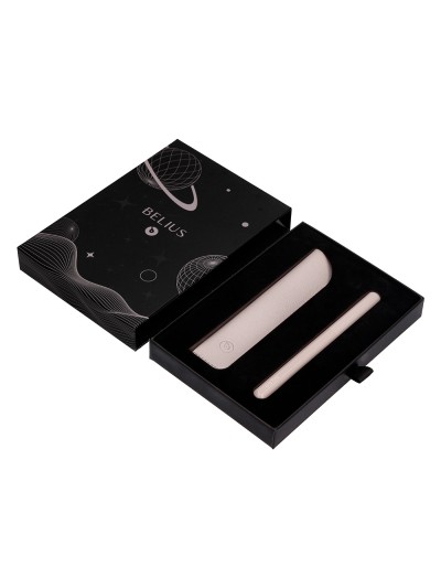 Roller y funda de similpiel belius space b color minimalista gris tinta azul caja de diseño