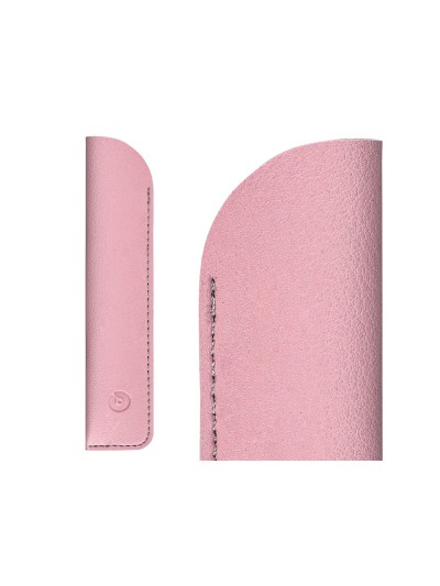 Roller y funda de similpiel belius space b color minimalista rosa tinta azul caja de diseño