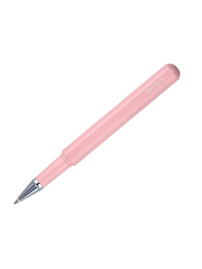 Roller y funda de similpiel belius space b color minimalista rosa tinta azul caja de diseño