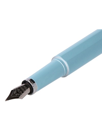 Pluma y funda de similpiel belius space b color minimalista azul tinta azul caja de diseño