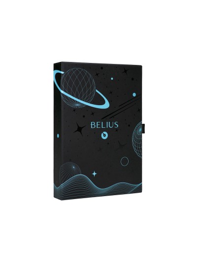 Roller y funda de similpiel belius space b color minimalista azul tinta azul caja de diseño