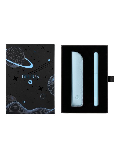 Roller y funda de similpiel belius space b color minimalista azul tinta azul caja de diseño