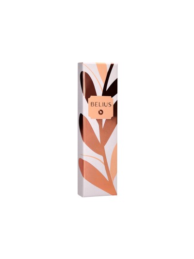 Boligrafo belius rose aluminio color naranja/oro rosa tinta azul caja de diseño