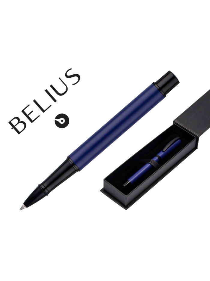 Roller belius turbo aluminio color azul y negro tinta azul caja de diseño Roller belius turbo aluminio color azul y negro tinta azul caja de diseño