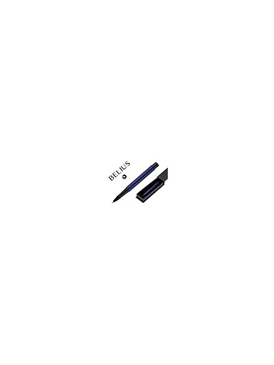 Roller belius turbo aluminio color azul y negro tinta azul caja de diseño