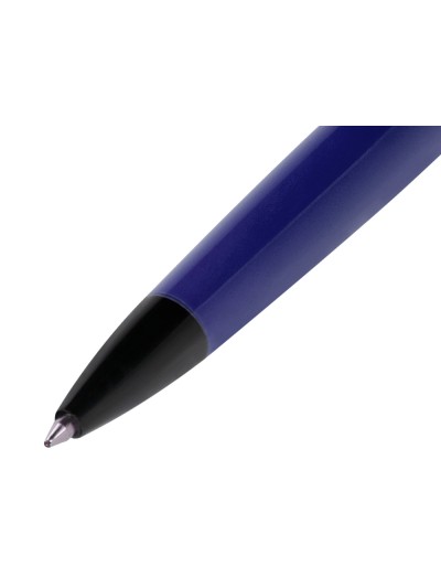 Boligrafo belius turbo aluminio color azul y negro tinta azul caja de diseño