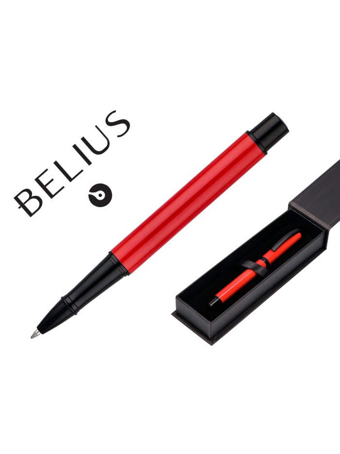 Roller belius turbo aluminio color rojo y negro tinta azul caja de diseño Roller belius turbo aluminio color rojo y negro tinta azul caja de diseño