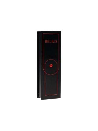 Roller belius turbo aluminio color rojo y negro tinta azul caja de diseño