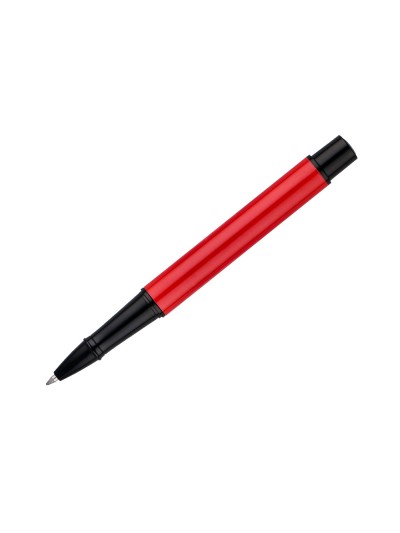 Roller belius turbo aluminio color rojo y negro tinta azul caja de diseño