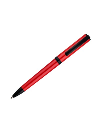 Boligrafo belius turbo aluminio color rojo y negro tinta azul caja de diseño