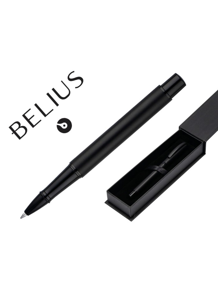 Roller belius turbo aluminio color negro tinta azul caja de diseño Roller belius turbo aluminio color negro tinta azul caja de diseño