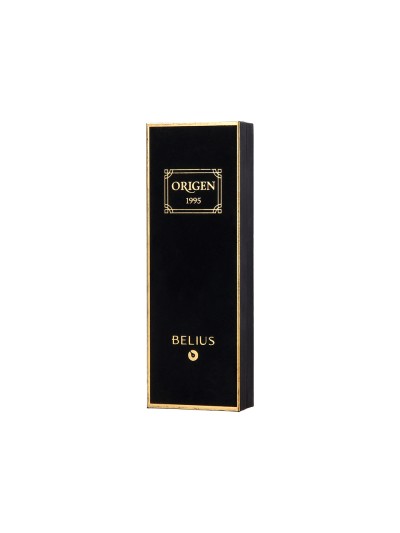 Roller belius origen 1995 aluminio textura cepillada color negro tinta negra caja de diseño