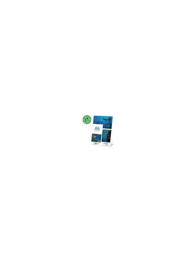 Expositor sobremesa archivo 2000 pet flexible 100% reciclable din a6 vertical forma l transparente